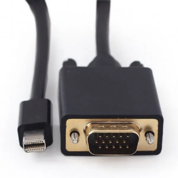 Cablu Video Cablexpert CC-mDPM-VGAM-6, MiniDP (M) - VGA D-Sub (M), 1,8m, Negru