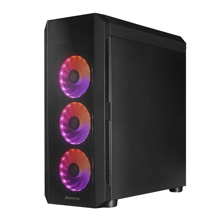 Carcasă PC Chieftec GL-04B-OP, Midi-Tower, ATX, Negru