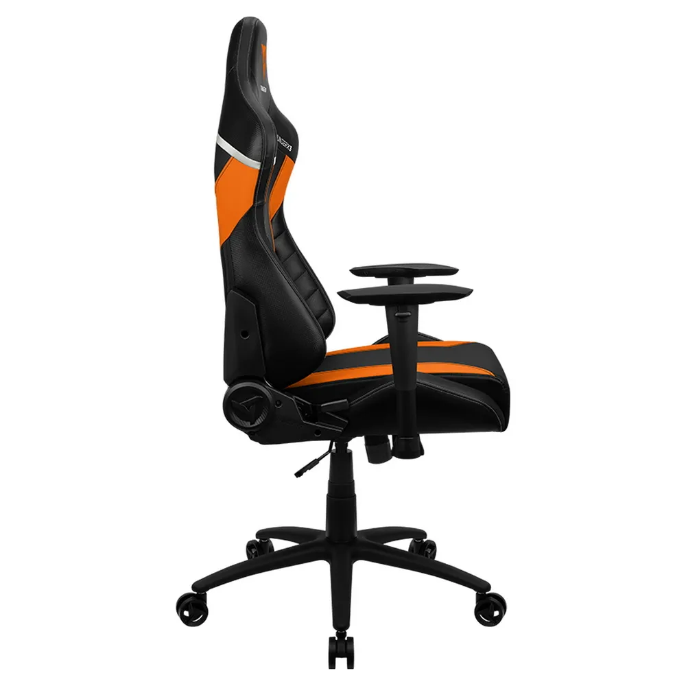 Scaun Gaming ThunderX3 TC3, PU Piele, Negru/Portocaliu