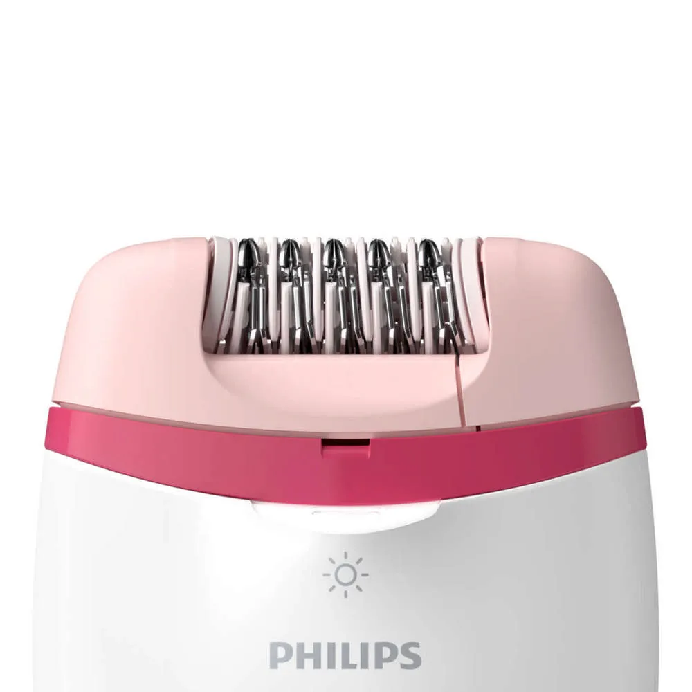 Epilator PHILIPS BRE255/00, Alb/Roz