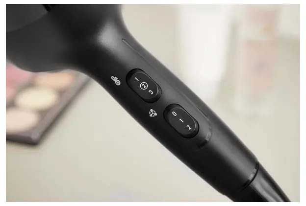 Фен Rowenta Studio Dry CV5812F0, 2100 Вт, Чёрный