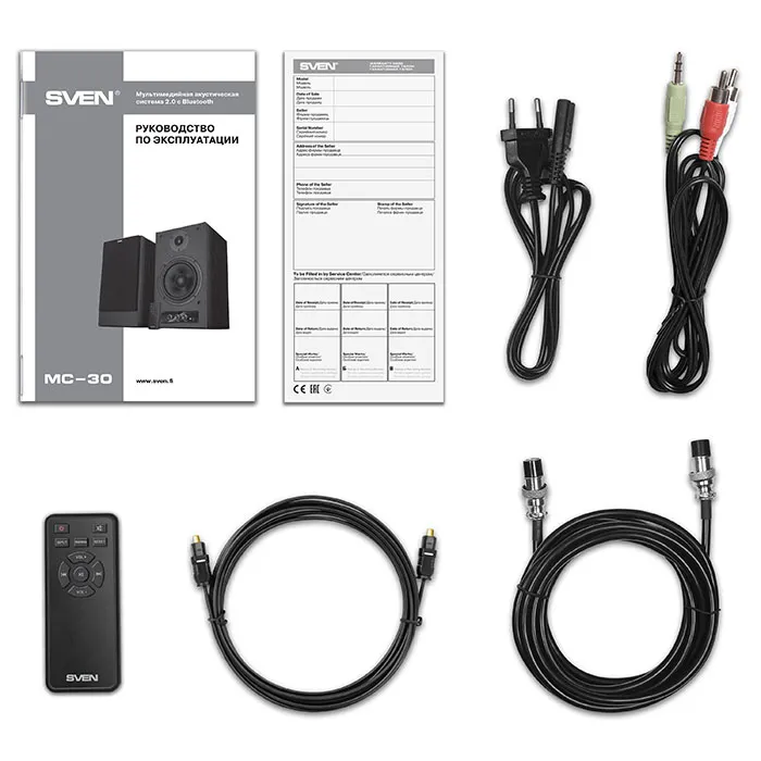 Boxe pentru calculator 2.0 SVEN MC-30, Negru