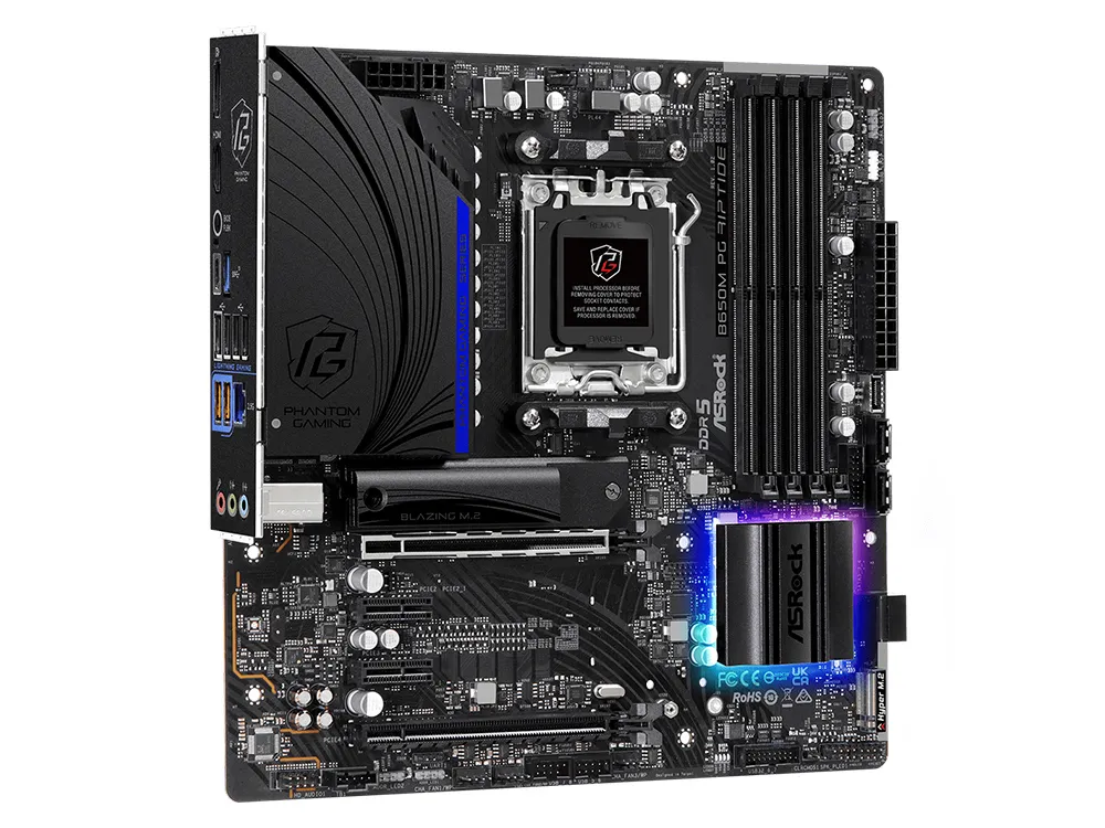Материнская плата ASRock B650M PG RIPTIDE, AM5, AMD B650, Micro-ATX