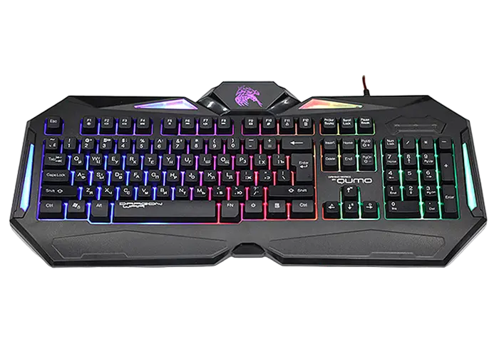 Клавиатура QUMO Spirit, Проводное, Чёрный