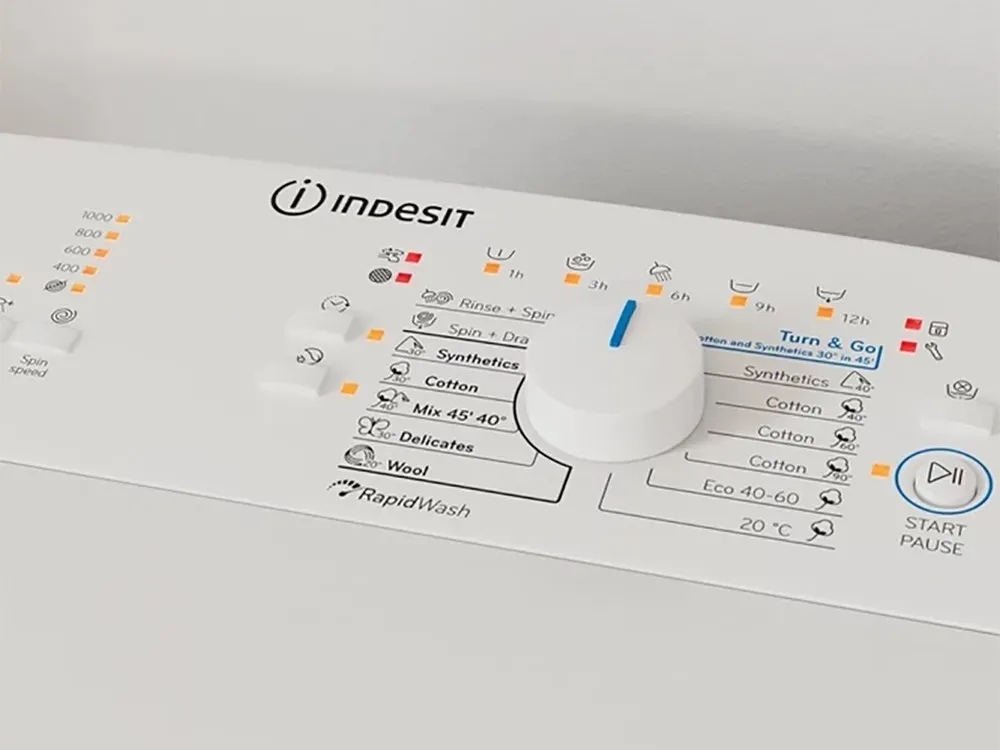 Mașină de spălat Indesit BTW L50300 EU/N, 5kg, Alb