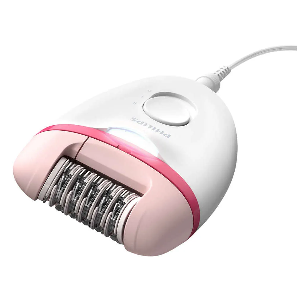 Epilator PHILIPS BRE255/00, Alb/Roz