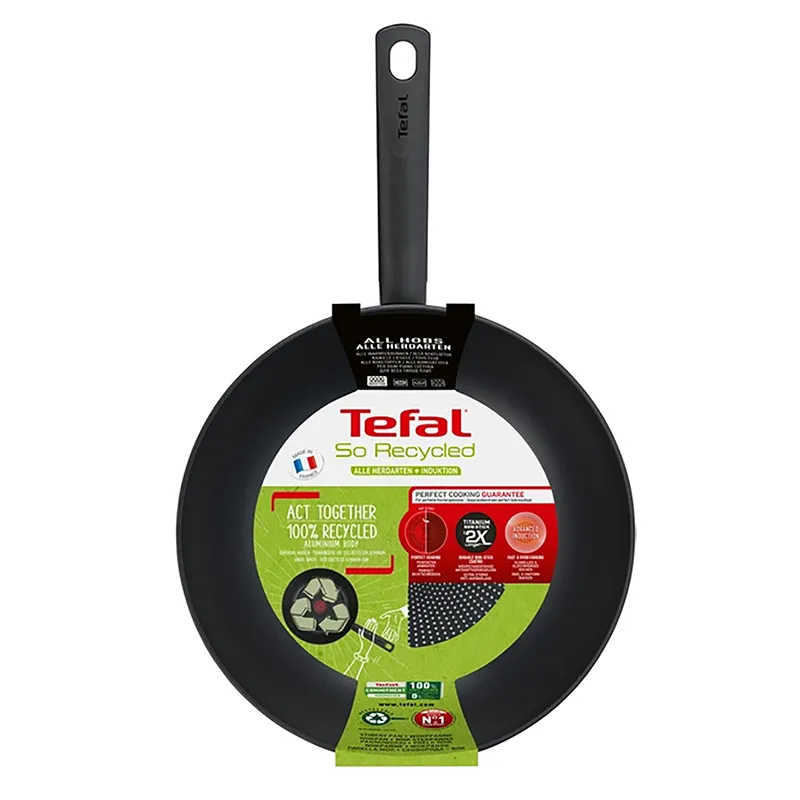 Сковорода WOK Tefal G2711953, 3,6л, 28см, Чёрный