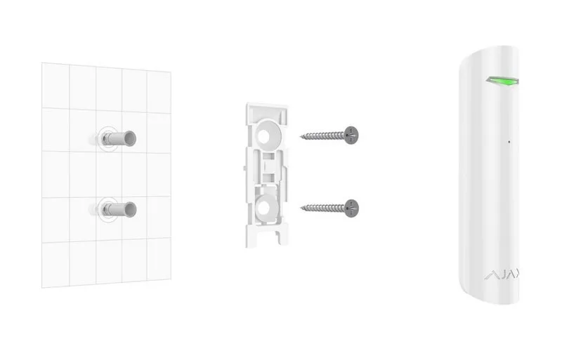 Detector de deschidere Ajax DoorProtect Plus, Alb