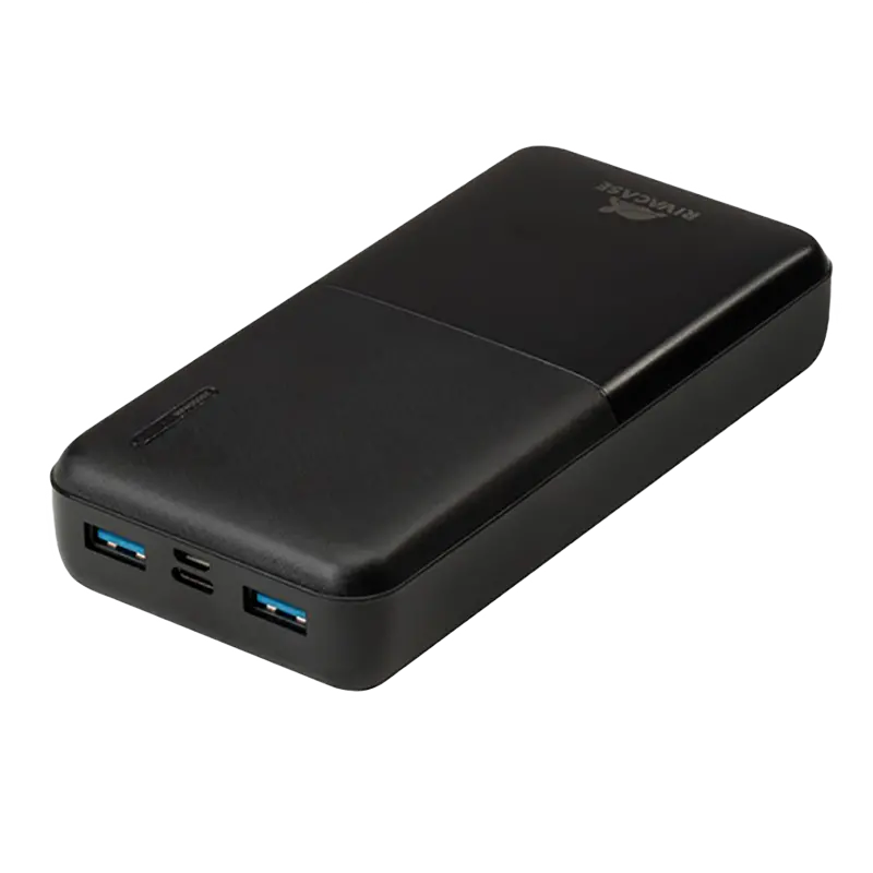 Acumulator extern RivaCase VA2572, 20000mAh, Negru