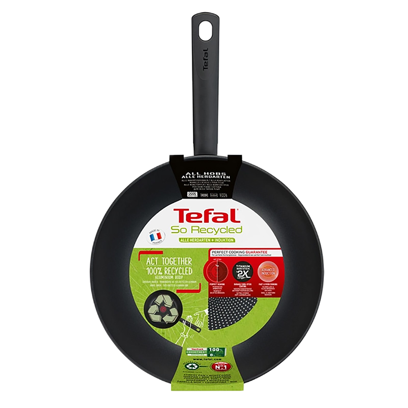 Сковорода WOK Tefal G2711953, 3,6л, 28см, Чёрный
