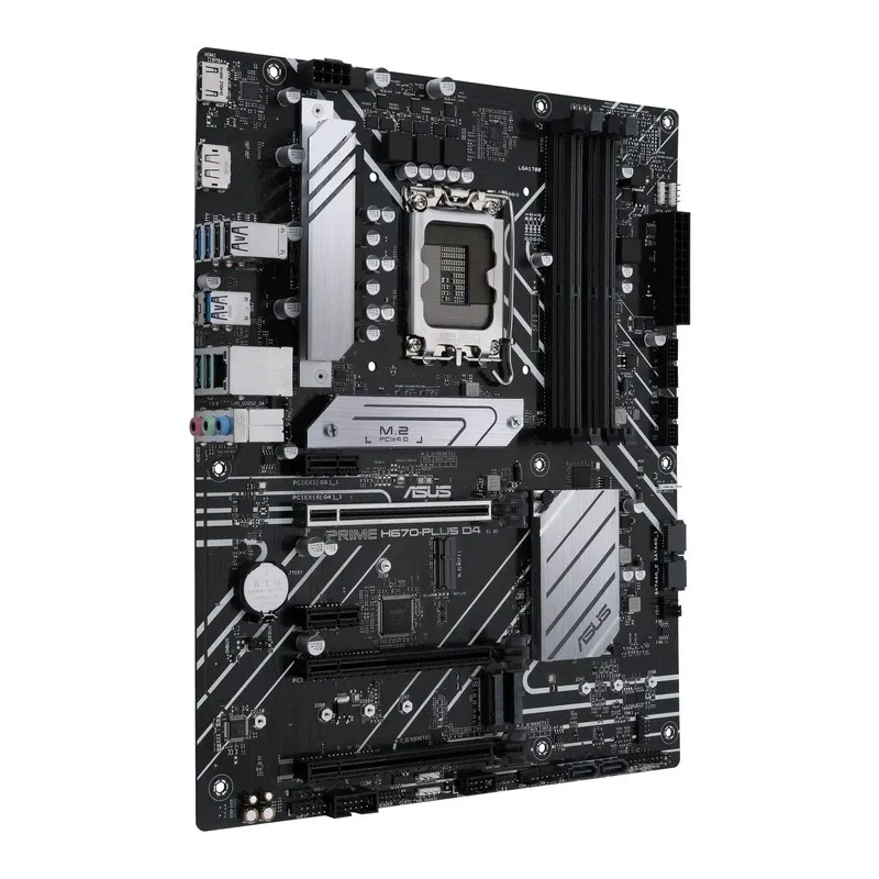Материнская плата ASUS PRIME H670-PLUS D4, LGA1700, Intel H670, ATX