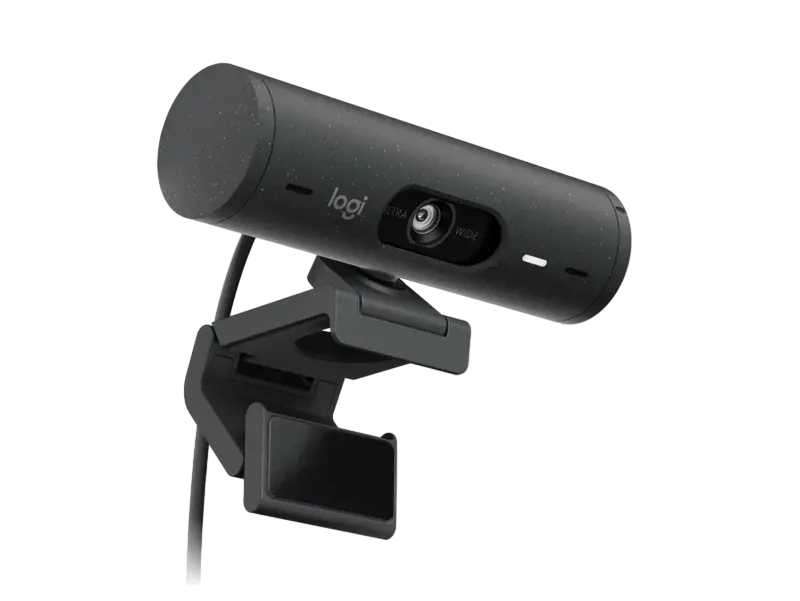 Веб-камера Logitech BRIO 500, Full-HD 1080P, Серый