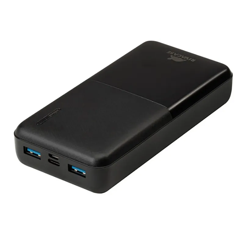 Acumulator extern RivaCase VA2572, 20000mAh, Negru