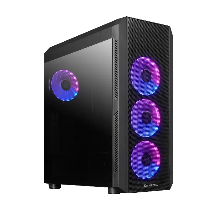 Carcasă PC Chieftec GL-04B-OP, Midi-Tower, ATX, Negru