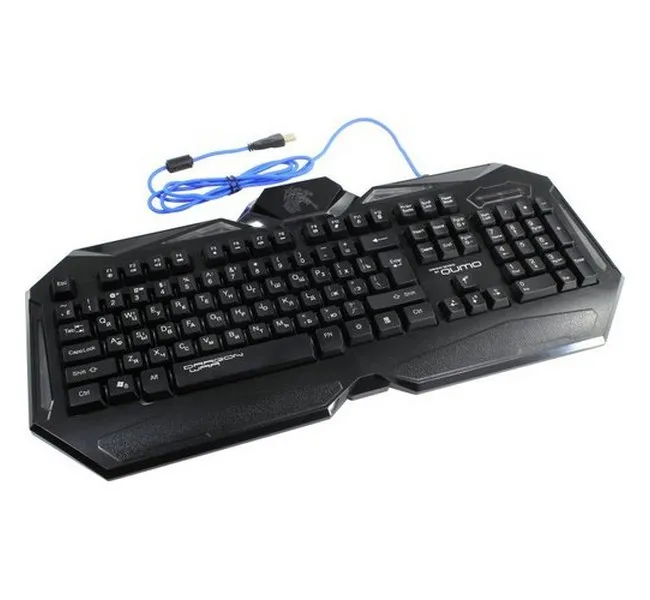 Клавиатура QUMO Spirit, Проводное, Чёрный