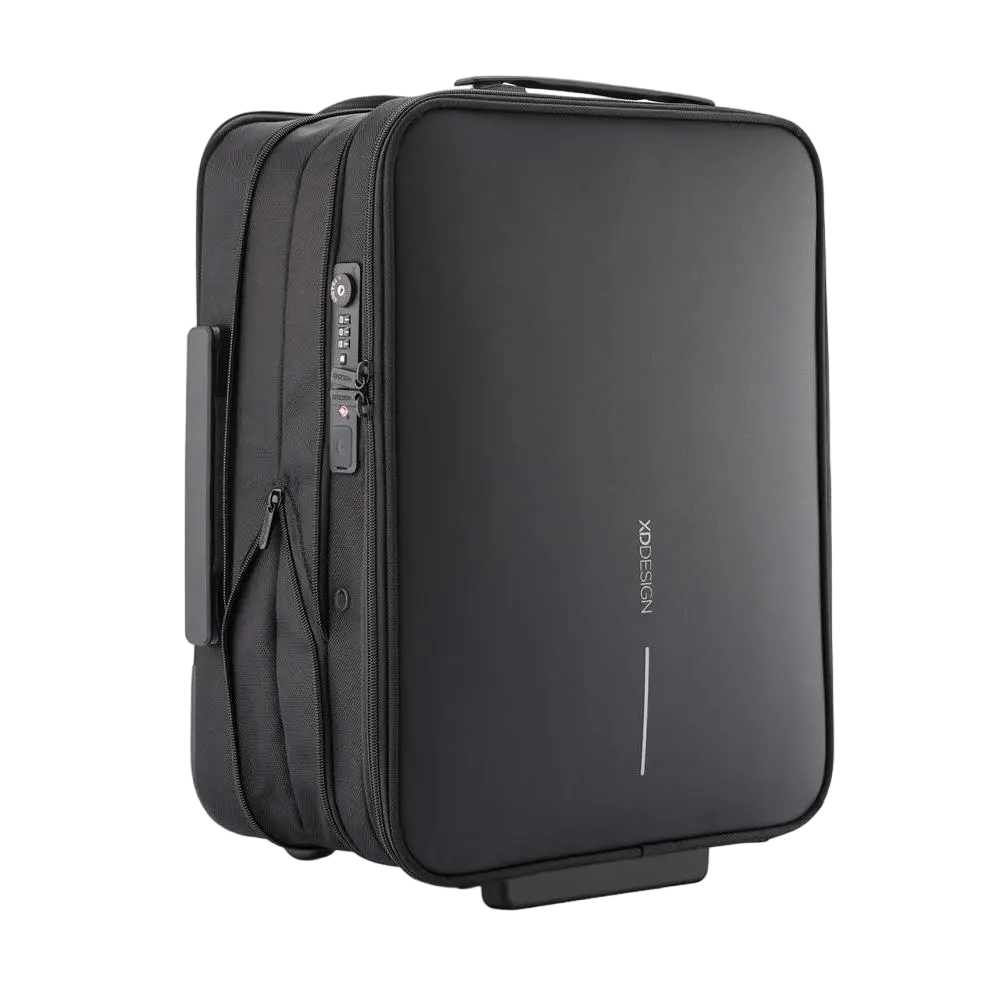 Luggage XD-Design Flex Foldable Trolley, anti-theft, P705.811 for Luggage & Duffels, Black