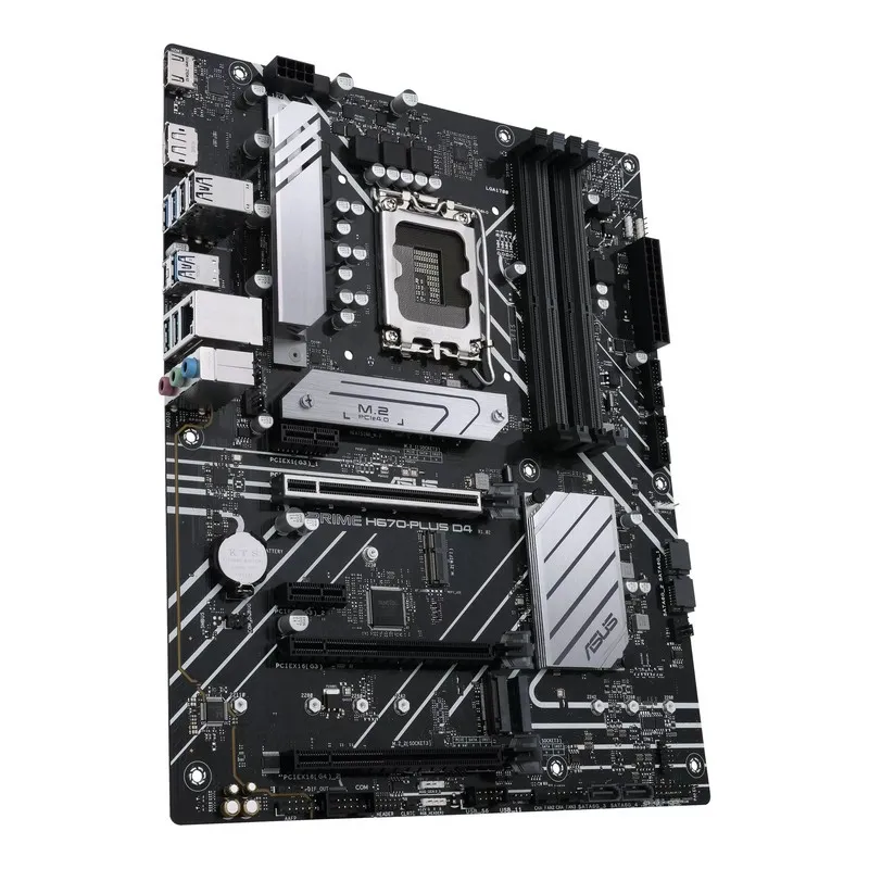 Материнская плата ASUS PRIME H670-PLUS D4, LGA1700, Intel H670, ATX