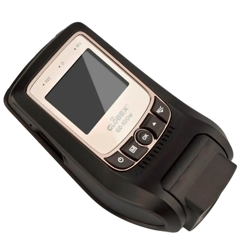 Cameră auto DVR Globex GE-100w, HD 720p, Negru