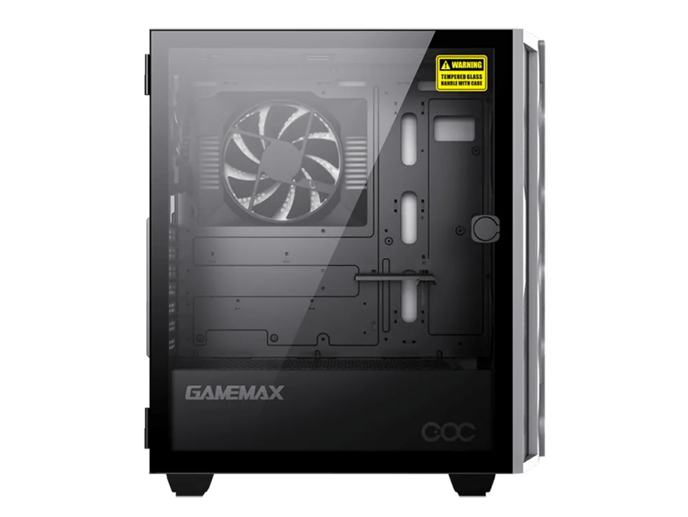 Carcasă PC Gamemax Diamond COC, Midi-Tower, ATX, Alb