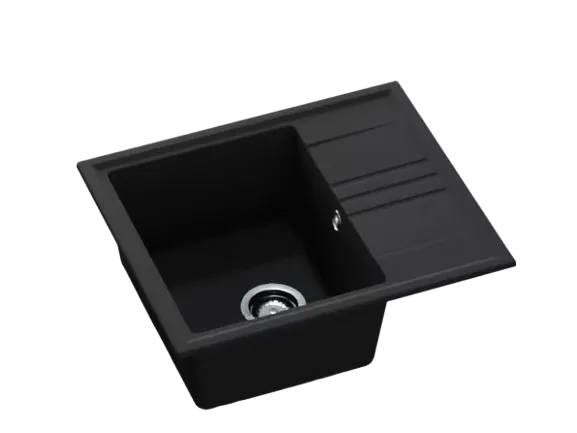 Кухонная мойка SanDonna Alina 590 (Чёрный Металлик )