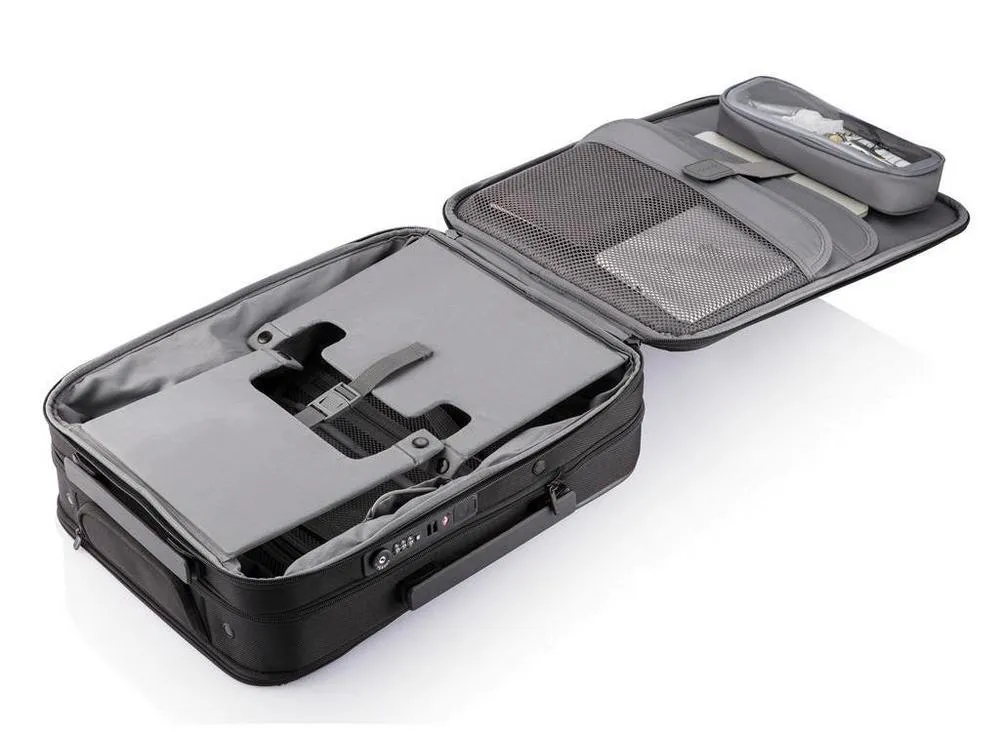 Luggage XD-Design Flex Foldable Trolley, anti-theft, P705.811 for Luggage & Duffels, Black