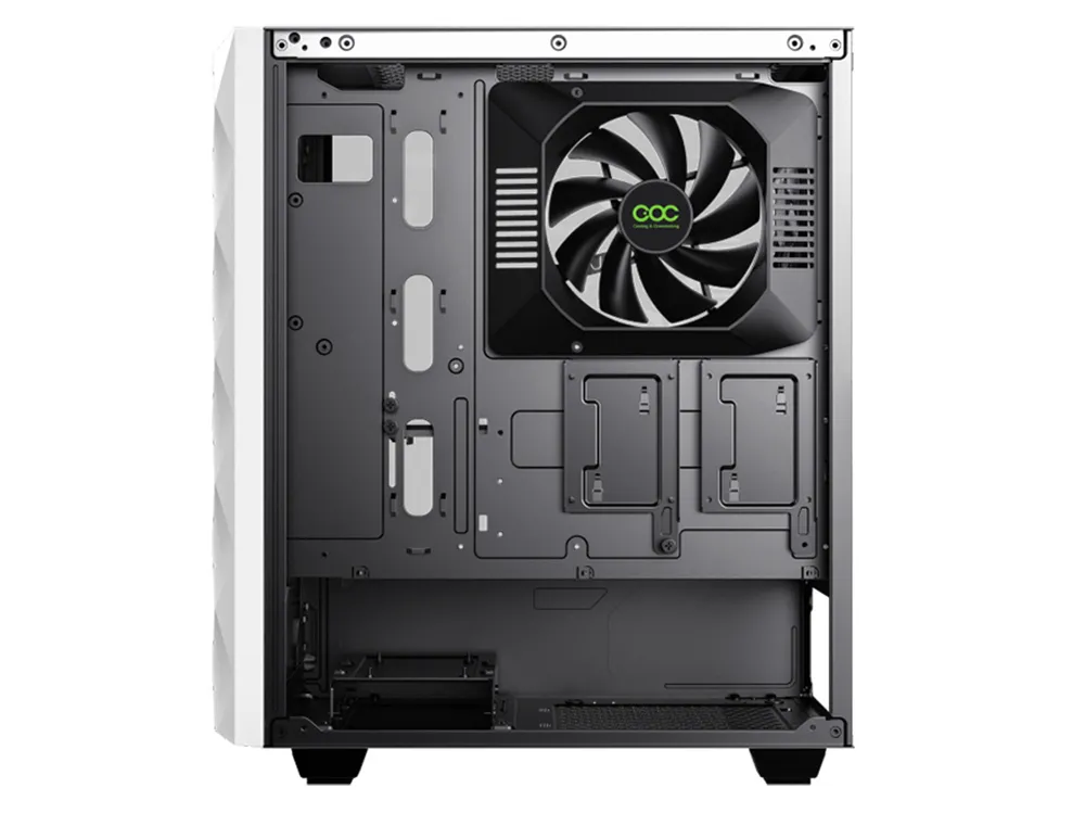 Carcasă PC Gamemax Diamond COC, Midi-Tower, ATX, Alb