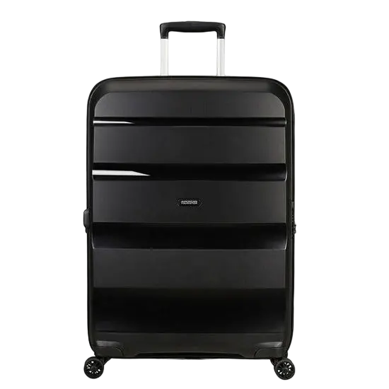 Valiza American Turister BON AIR DLX pe 4 roti 75/28 TSA EXP negru