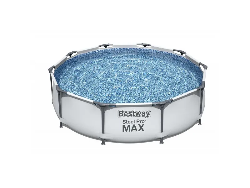Piscină cu cadru metalic Bestway 56408, 4678L, Gri, 56408