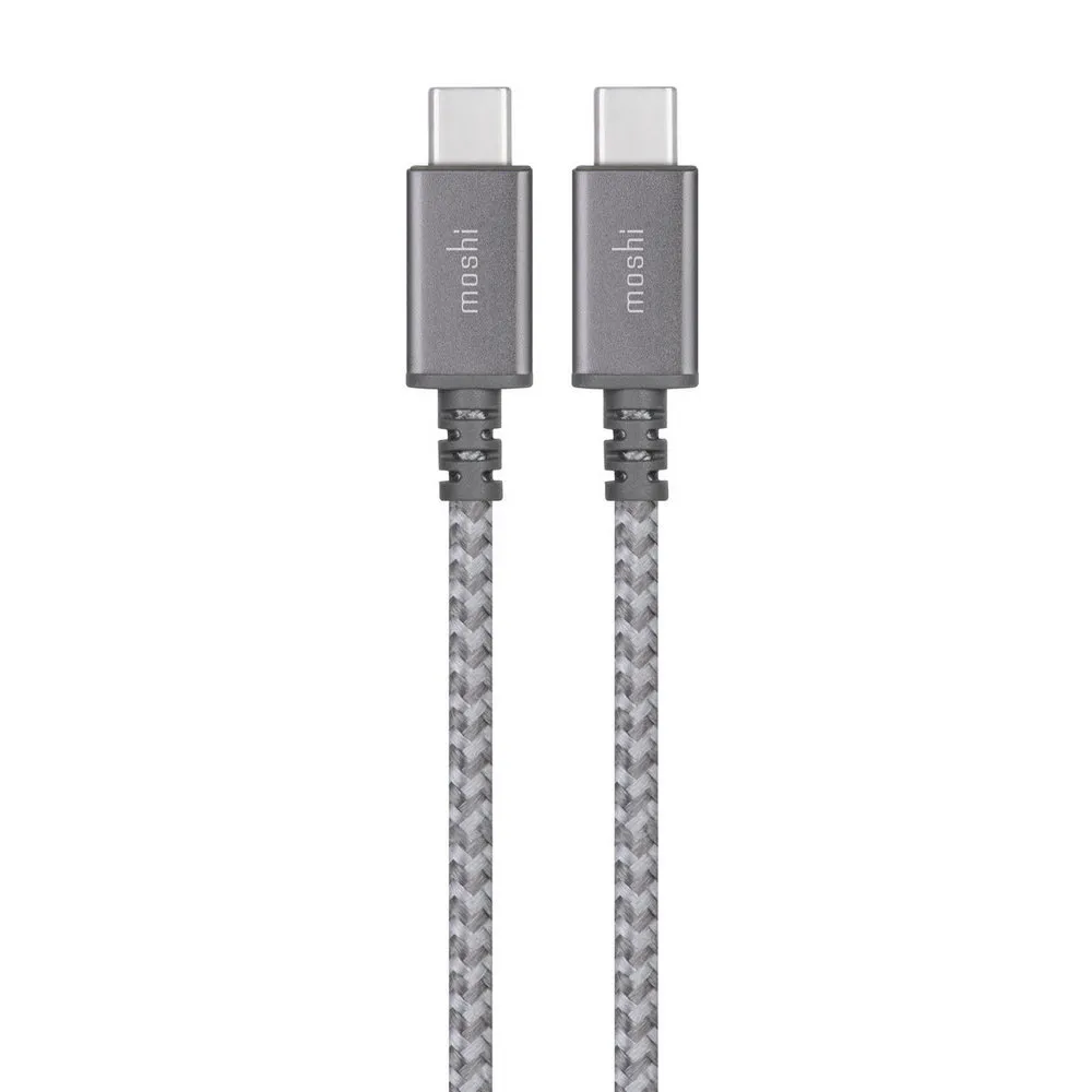 Cable MOSHI  Integra™ Type-C / Type-C, 2.0 m, Titanium Gray