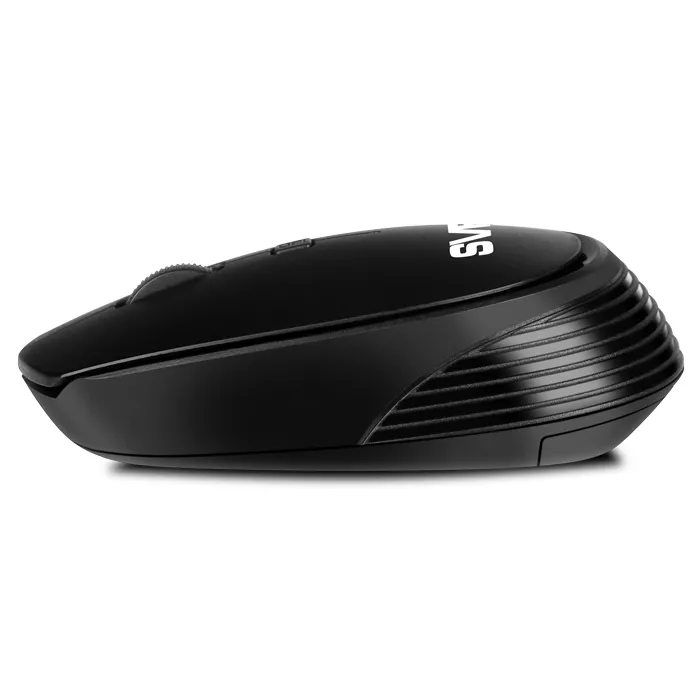 Wireless Mouse SVEN RX-210W, Optical, 800-1400 dpi, 4 buttons, Ambidextrous, 1xAA, Black