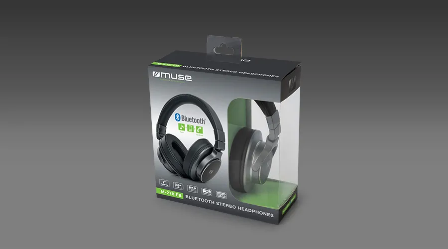 Наушники MUSE M-278 FB, Чёрный