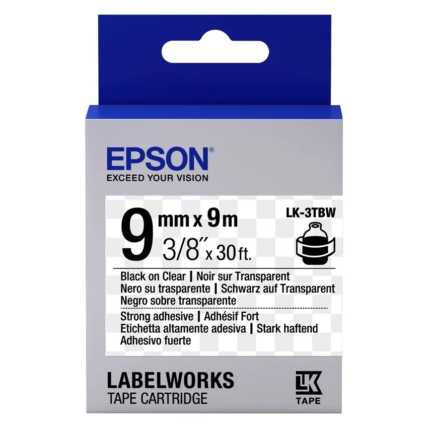  Epson LK-3TBW, 9 mm x 9 m