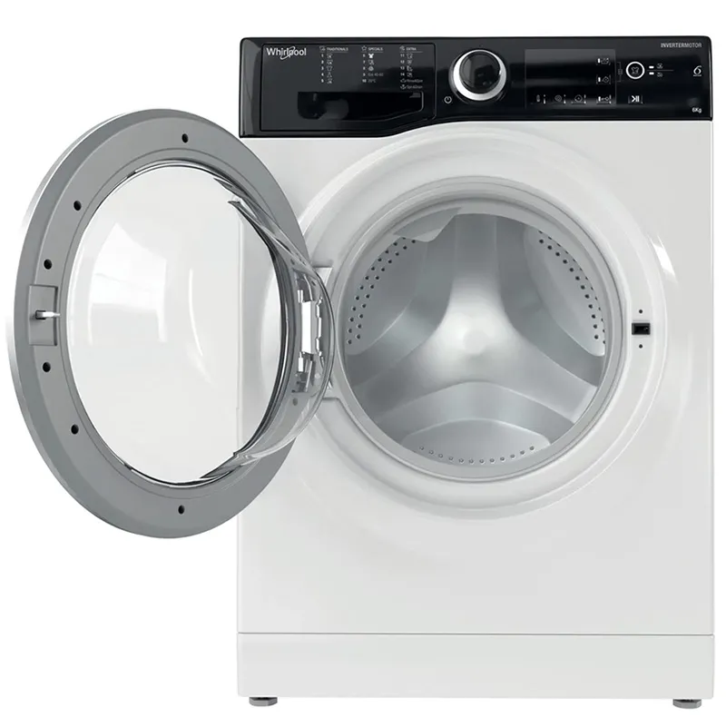 Mașină de spălat Whirlpool WRBSB 6249 S EU, 6kg, Alb