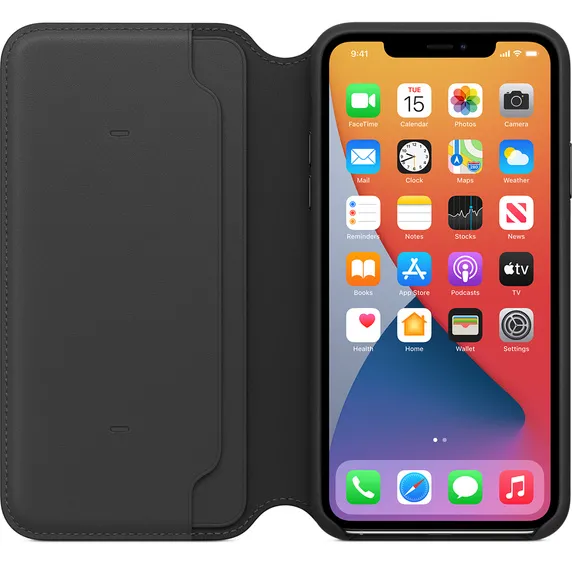 Husă Apple iPhone 11 Pro Max Folio, Negru