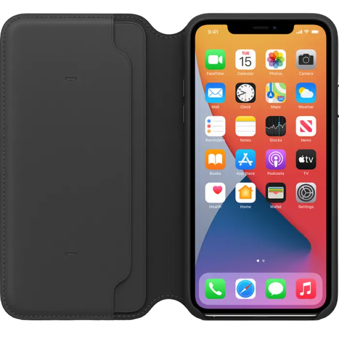Husă Apple iPhone 11 Pro Max Folio, Negru
