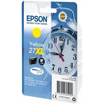 Cartuș de cerneală Epson 27XL DURABrite Ultra Ink, 10ml, Galben