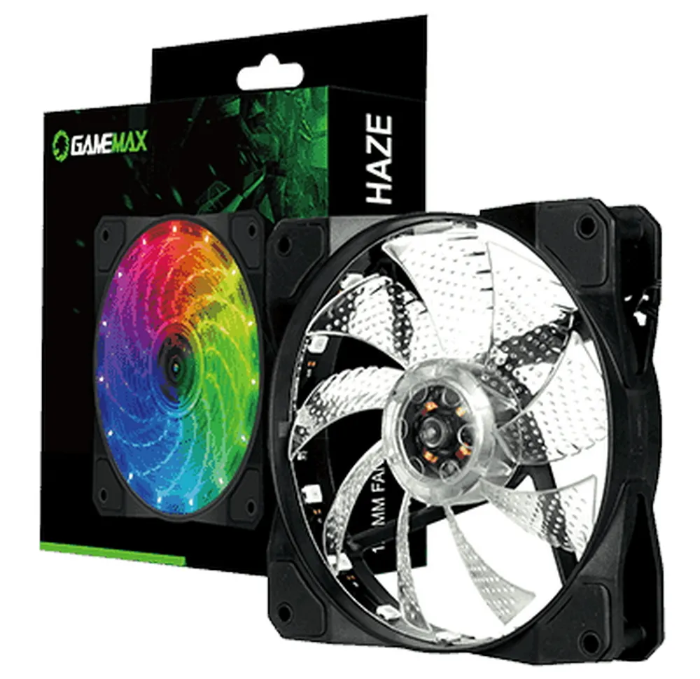 Ventilator PC Gamemax FN-12Rainbow-M, 120 mm