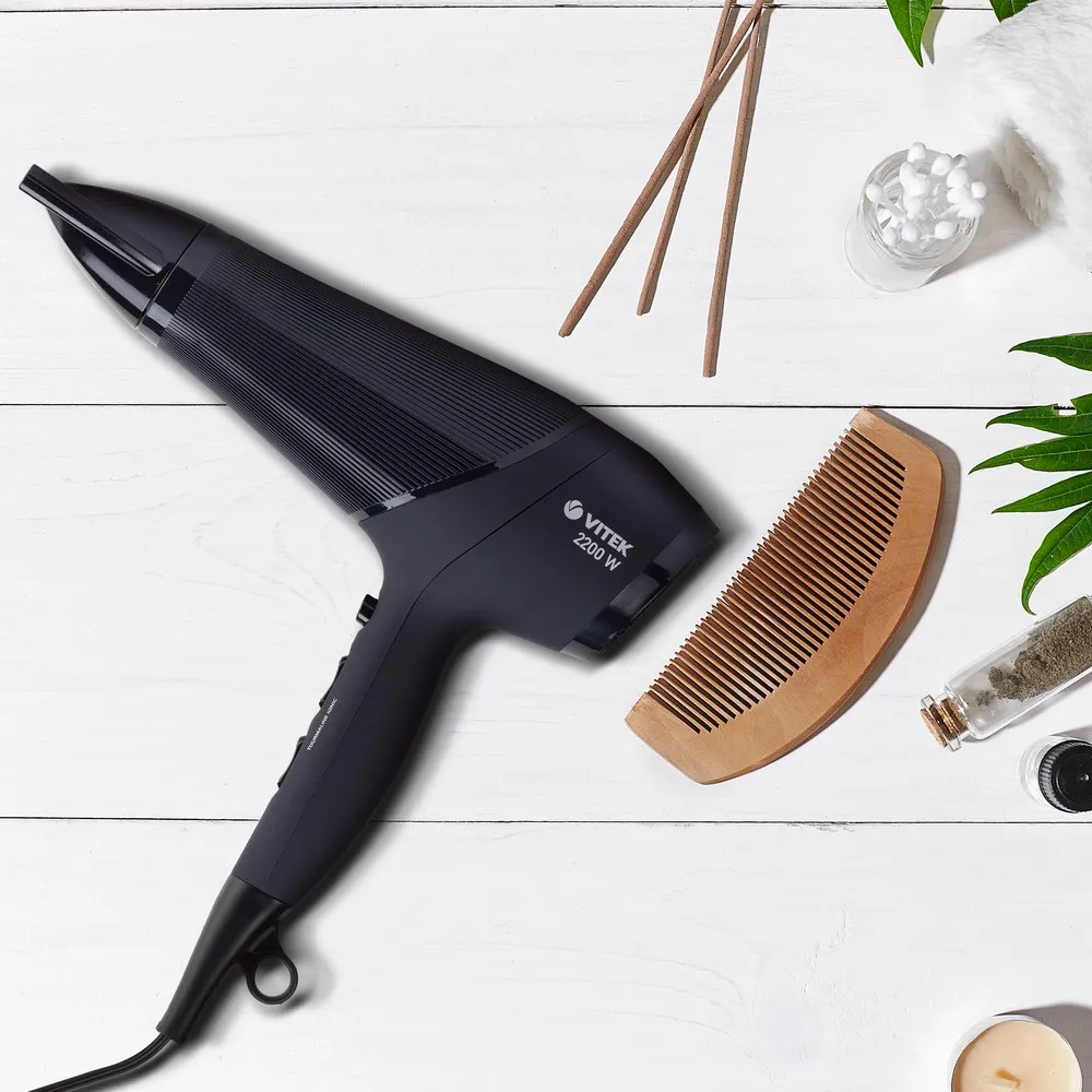 Uscător de păr VITEK VT-8204, 2200 W, Negru