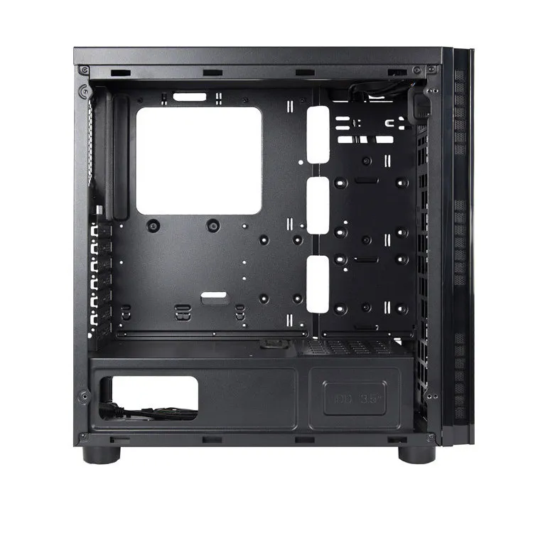 Carcasă PC Chieftec AL-02B-TG-OP, Micro-ATX, ATX, Negru