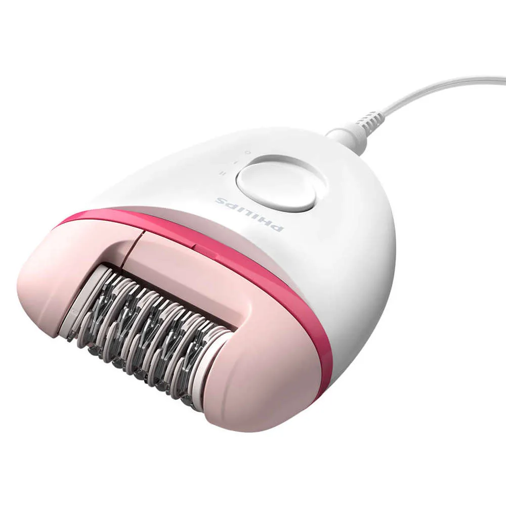 Epilator PHILIPS BRE235/00, Alb/Roz