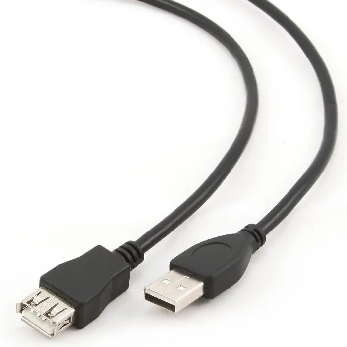 Удлинитель Cablexpert CCP-USB2-AMAF-15C, USB Type-A/USB Type-A (F), 4,5м, Чёрный