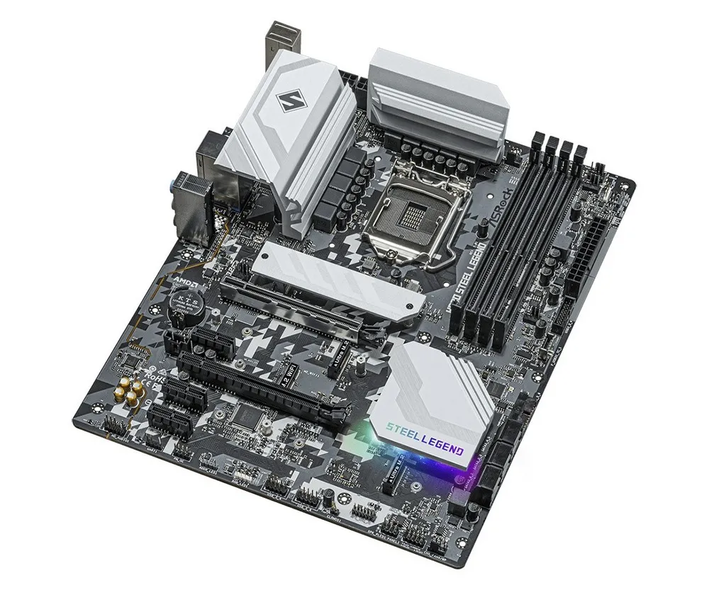 Материнская плата ASRock H570 Steel Legend, LGA1200, Intel H570, ATX