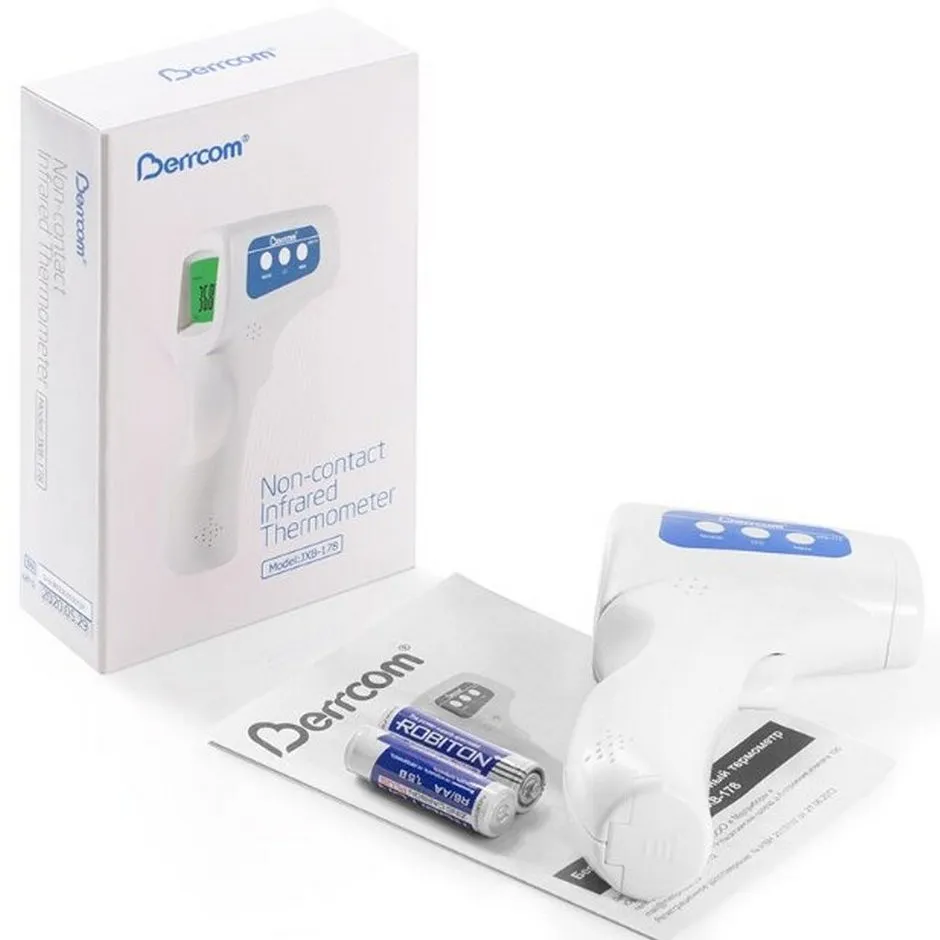 Бесконтактный Инфракрасный Термометр Berrcom JXB-178, Белый