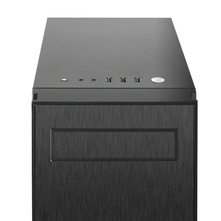 Carcasă PC Chieftec AL-02B-TG-OP, Micro-ATX, ATX, Negru