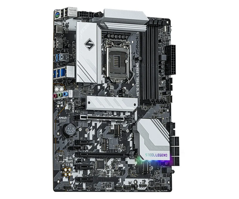 Материнская плата ASRock H570 Steel Legend, LGA1200, Intel H570, ATX
