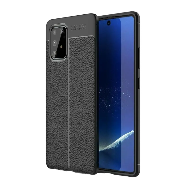 Чехол Xcover Galaxy A52 - Leather, Чёрный