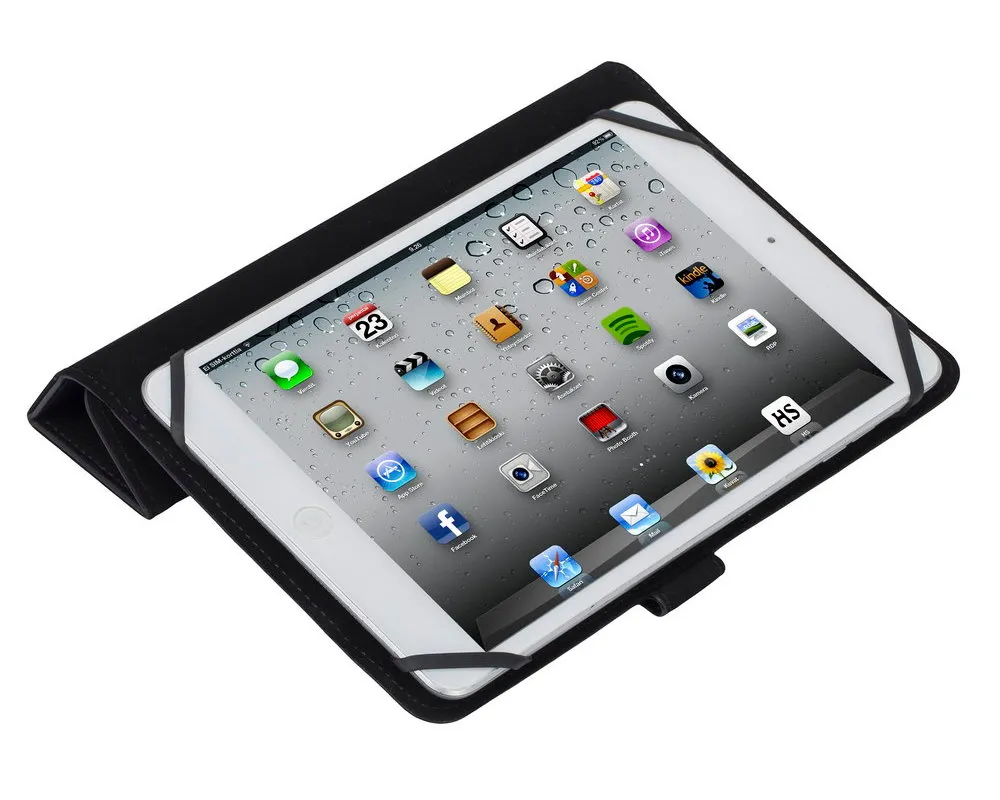 Husă pentru tabletă RivaCase Malpensa, 8", Microfibră, Negru
