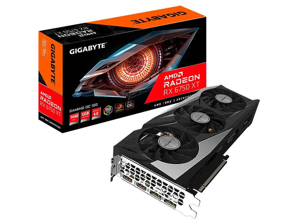 Placă Video Gigabyte GV-R675XTGAMING OC-12GD, 12GB GDDR6 192bit
