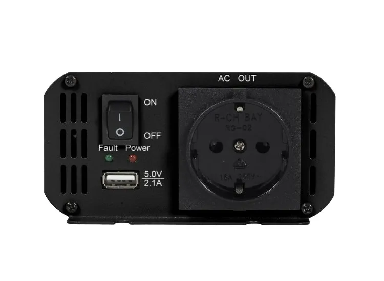 Invertor Auto Energenie EG-PWC500-01, 500W, Gri