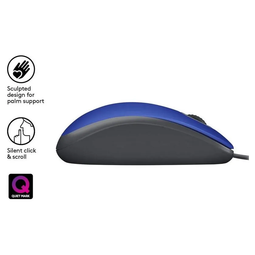 Мышь Logitech M110, Синий